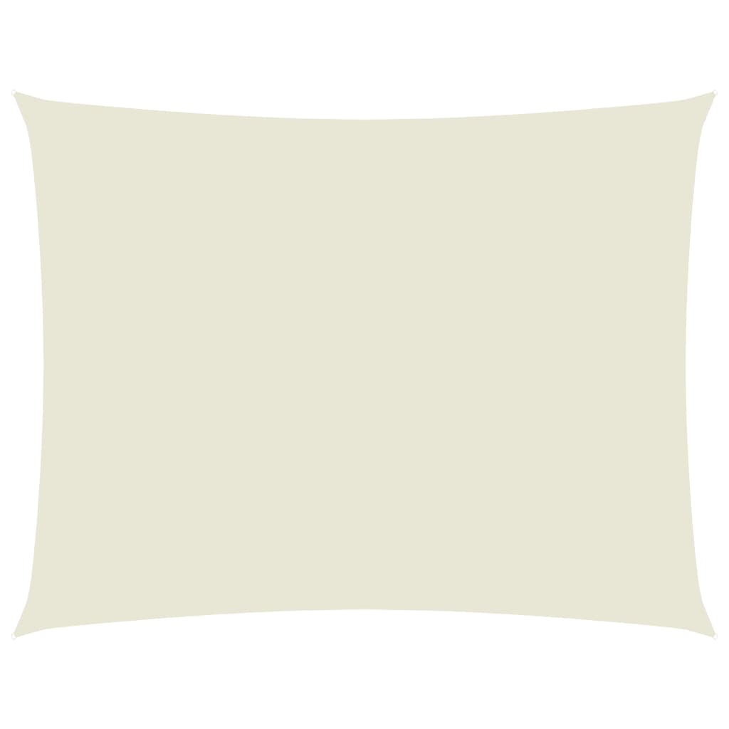 Vidaxl Sunshade Rectangular 3.5x4.5 m Oxford fabric crème -colored