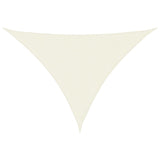 Vidaxl -Markise Dreieck 4x4x5,8 M Oxford Stoff Crème -Colored
