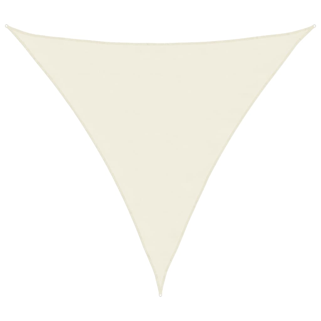 Vidaxl SunShade Triangular 4,5x4,5x4,5 m oxford tkanina crème -colored
