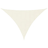 Vidaxl Sunshade Triangular 4x5x5 M Oxford Fabric Crème farget