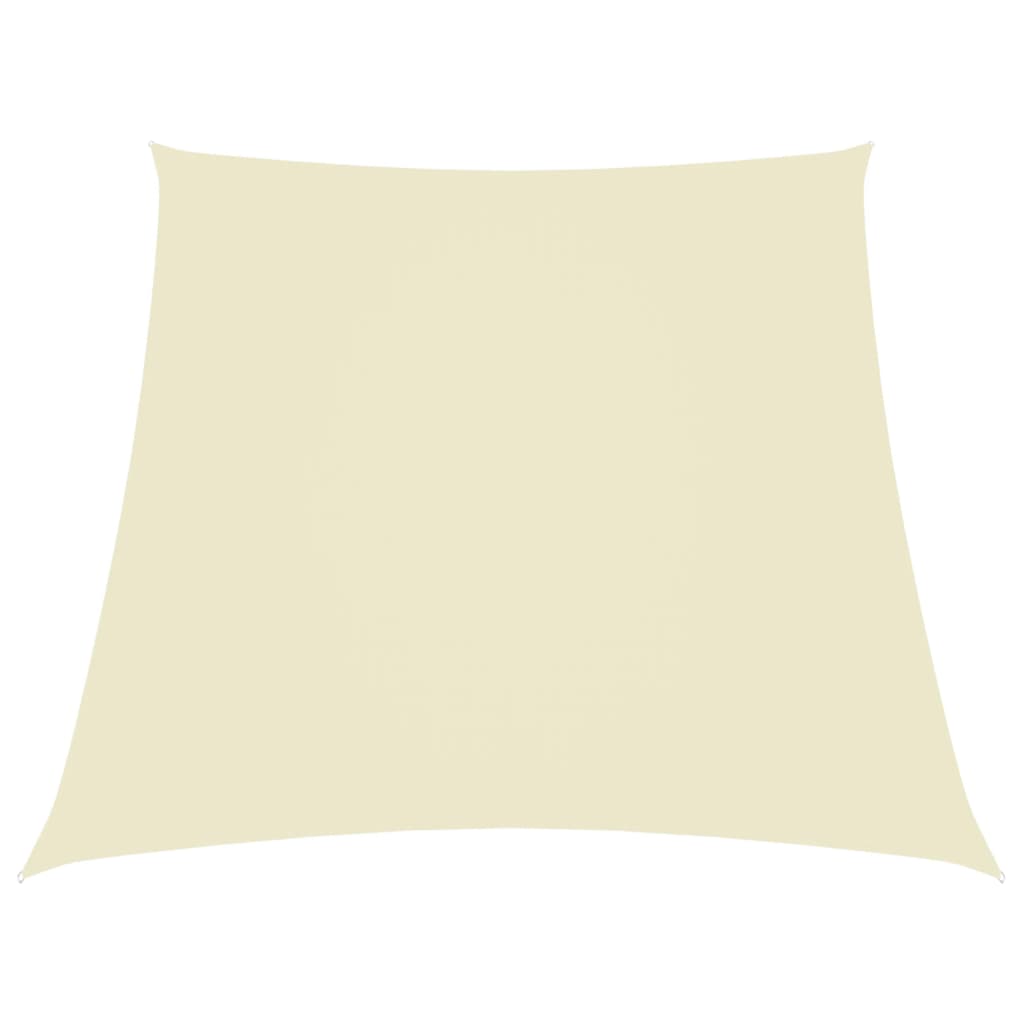 Vidaxl Zonnezeil Trapezium 2 4x3 m Oxford Fabric Cream -