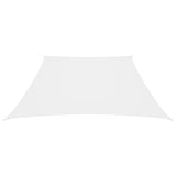 Vidaxl Zonnezeil Trapezium 2 4x3 m Oxfordská textilie bílá