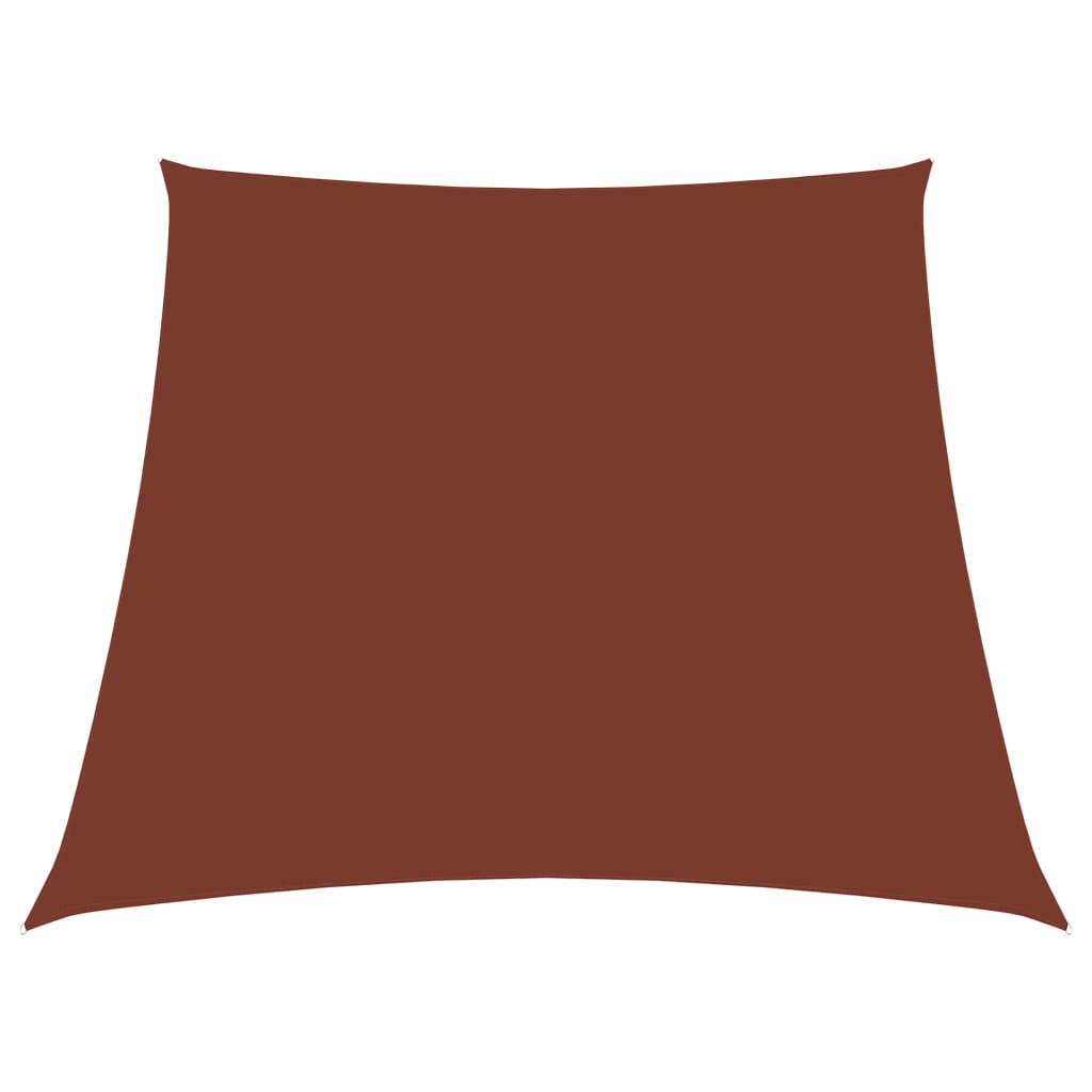 Vidaxl Sun Shade Trapezium 3 4x3 M in tessuto Oxford Terracotta colorato