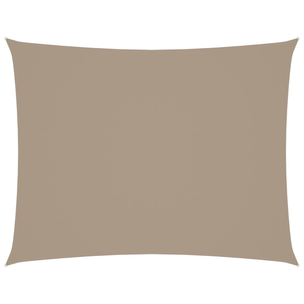 Vidaxl Sun Shade Rectangular 2x3,5 M tessuto Oxford Taupe