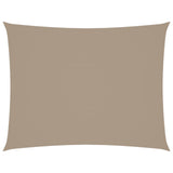 Vidaxl Sun Shade Rectangular 2x3,5 M tessuto Oxford Taupe