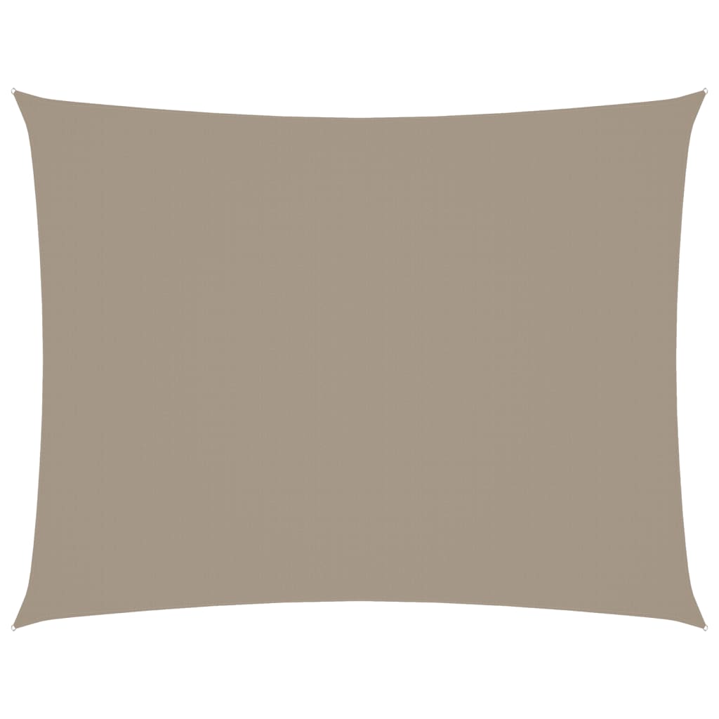 Vidaxl Sunshade Rectangular 3x4 M Oxford Fabric Taupe