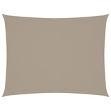Vidaxl Sunshade Rectangular 3x4.5 M Oxford fabric taupe