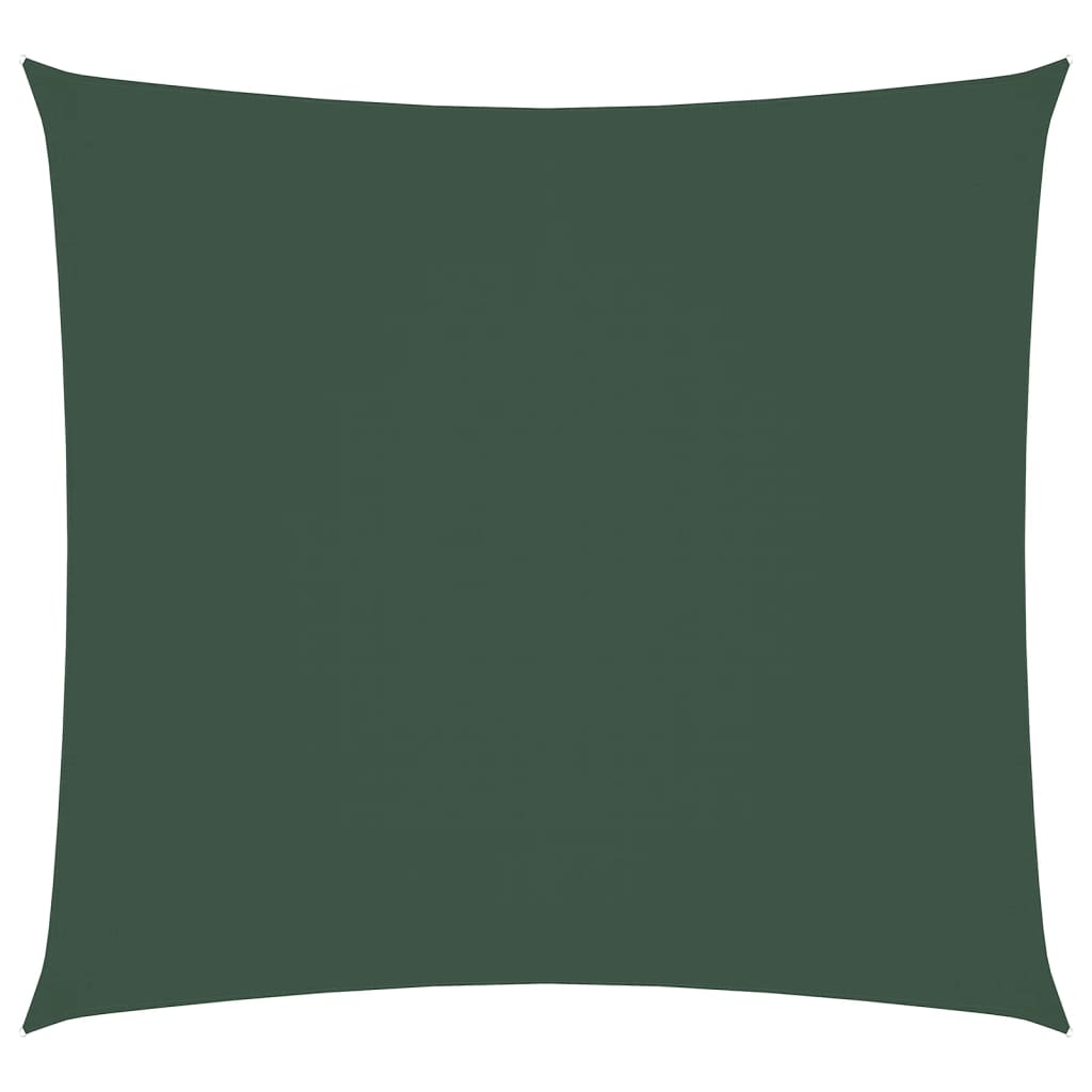 Vidaxl Sunshade Square 3x3 M Oxford Stof mørkegrøn