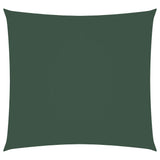Vidaxl Sunshade Square 3x3 M Oxford Stof mørkegrøn