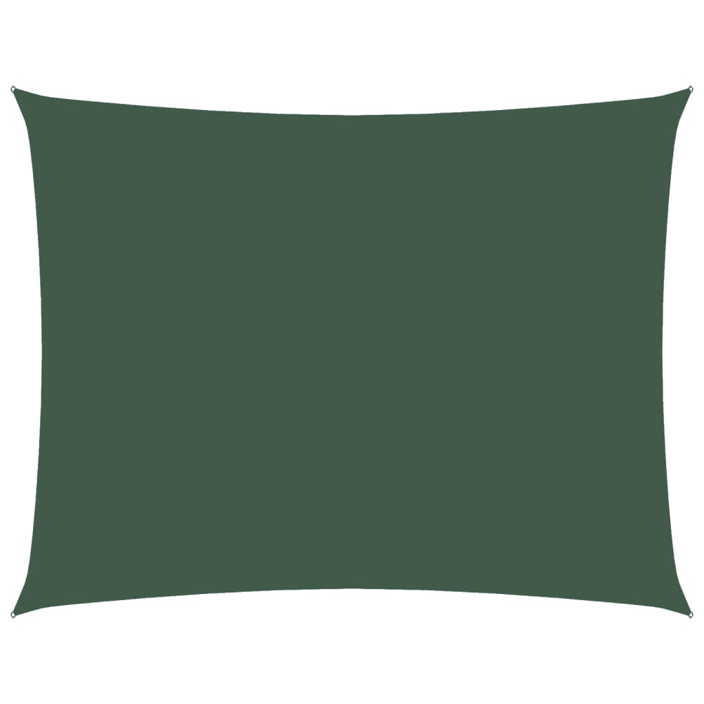 Vidaxl Shade Rectangular 2,5x3,5 m tessuto Oxford verde scuro