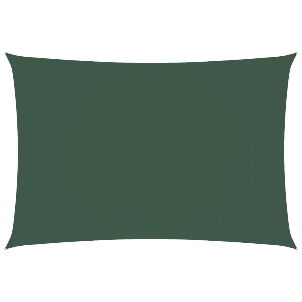 Vidaxl Sunshade Rectangular 2.5x4.5 m Oxford Fabric de color verde oscuro