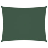 Vidaxl Shade Rectangular 4x5 M tessuto Oxford Verde scuro