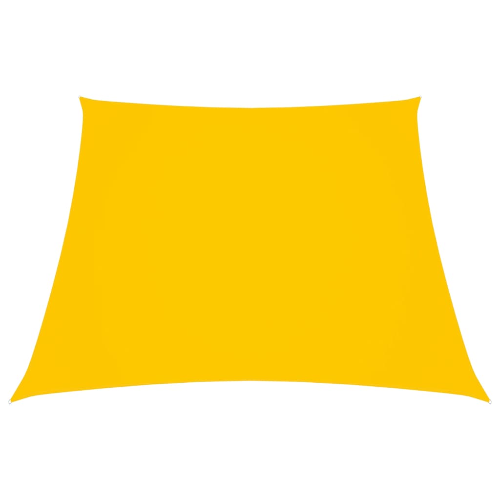 Vidaxl Zonnezeil Trapezium 2 4x3 M Oxford Tissu jaune