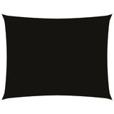 Vidaxl Sunshade Rectangular 4x6 M Oxford Fabric Black