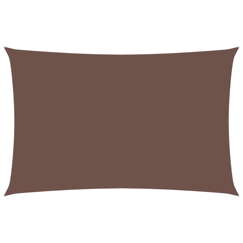 Vidaxl Sunshade Rectangular 2.5x5 M Oxford Fabric Brown