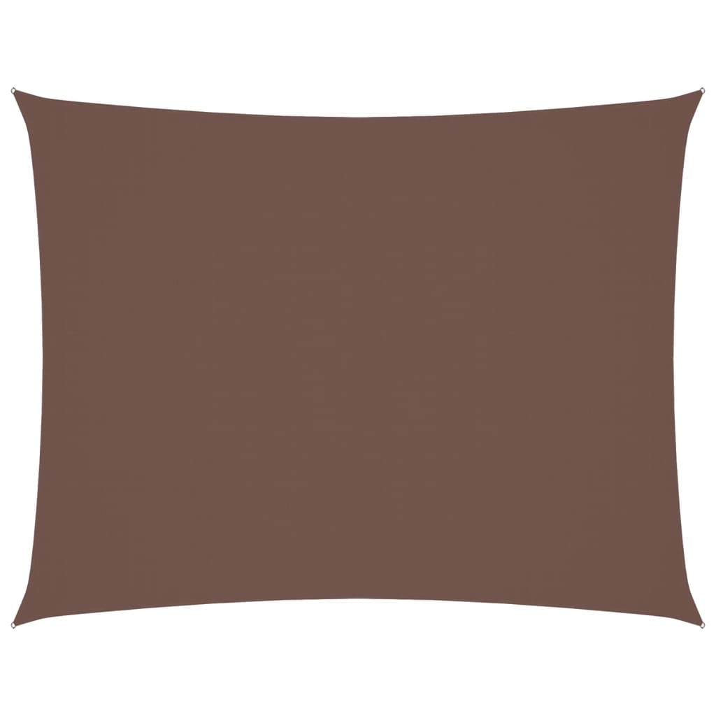 Vidaxl Sunshade Rectangular 4x5 M Oxford fabric brown