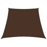 Vidaxl Zonnezeil Trapezium 2 4x3 M Oxford tkanina rjava