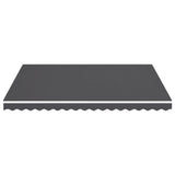 VidaXL Replacement cloth for Luifel 4.5x3.5 m Anthracite -colored