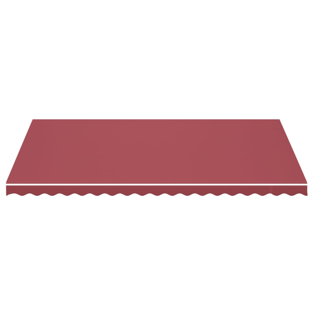 Tissu de remplacement de Vidaxl pour Luifel 5x3 M Bordeaux rouge