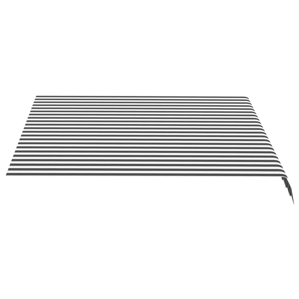 VidaXL Replacement cloth for Luifel 3x2.5 m Anthracite -colored and white