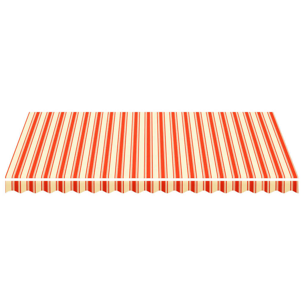 Tissu de remplacement de Vidaxl pour Luifel 4,5x3 m jaune et orange
