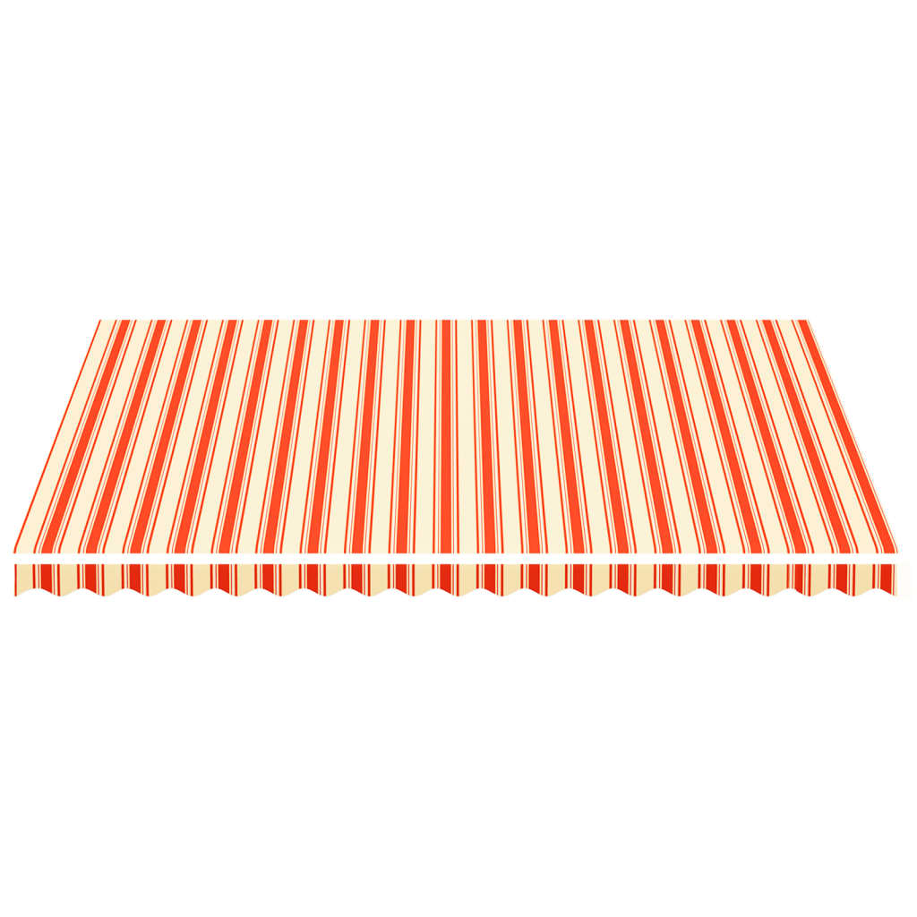 Tissu de remplacement de Vidaxl pour Luifel 4,5x3,5 m jaune et orange
