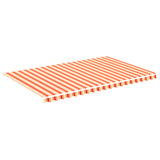 Vidaxl udskiftning klud til luifel 5x3 m gul og orange