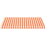 Vidaxl udskiftning klud til luifel 5x3 m gul og orange