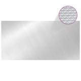 Vidaxl Schwimmbad Abdeckung 549x274 cm pe silberfarben