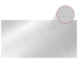 Vidaxl Schwimmbad Abdeckung 549x274 cm pe silberfarben
