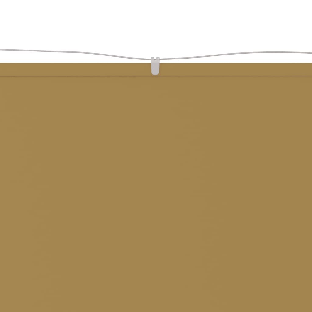 Vidaxl luifel vertikální 100x360 cm oxfordská textilie béžová