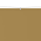 Vidaxl luifel vertikální 100x360 cm oxfordská textilie béžová