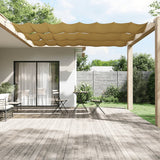 Vidaxl luifel vertikální 100x360 cm oxfordská textilie béžová