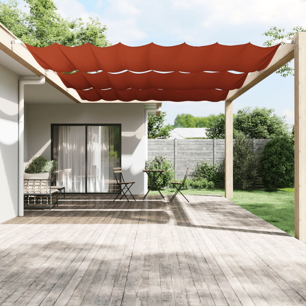 Vidaxl Luifel Vertical 200x360 cm Oxford Fabric Terracotta -colored