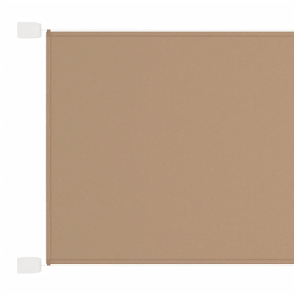Vidaxl Luifel Vertical 140x360 cm Oxford fabric taupe