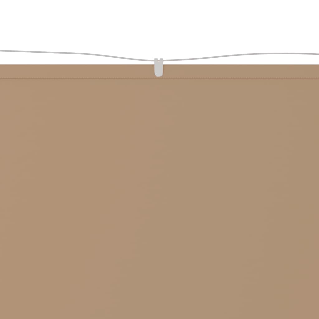 Vidaxl Luifel Vertical 140x360 cm Oxford fabric taupe