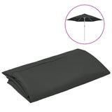 Vidaxl replacement cloth for parasol 300 cm anthracite -colored