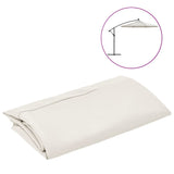 Vidaxl replacement cloth for floating parasol 350 cm sand white