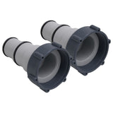 Vidaxl Schwimmbadschlauchadapter 2 St Kunststoff