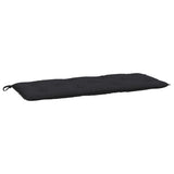 Vidaxl Garden Bench Cushion 120x50x7 CM Oxford Fabric Negro