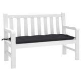 Vidaxl Garden Bench Cushion 120x50x7 CM Oxford Fabric Negro