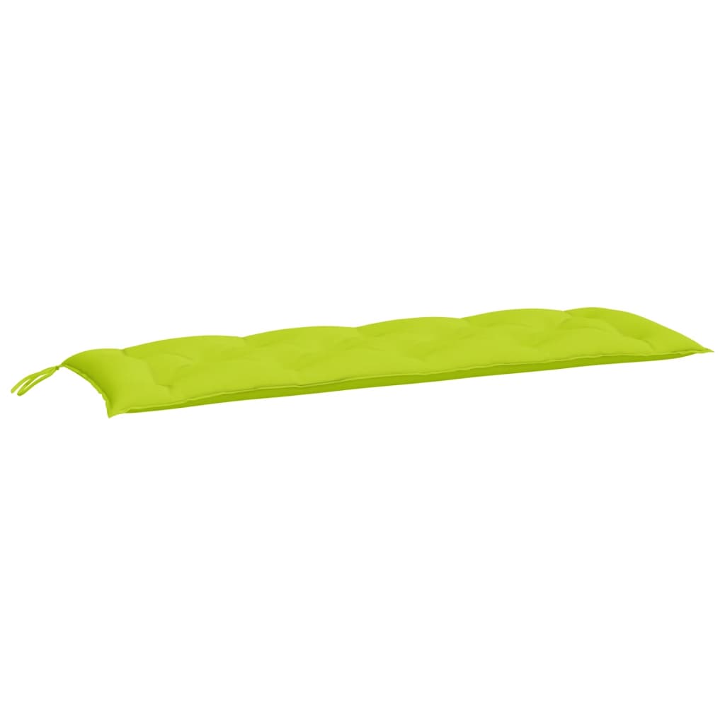 Vidaxl Garden bench cushion 150x50x7 cm Oxford fabric clear green