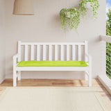 Vidaxl Garden bench cushion 150x50x7 cm Oxford fabric clear green