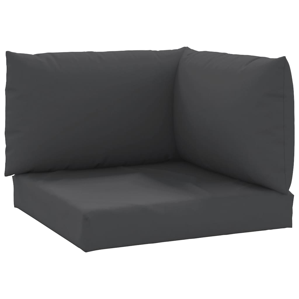 Vidaxl Pallet cushions 3 St Oxford Fabric Black