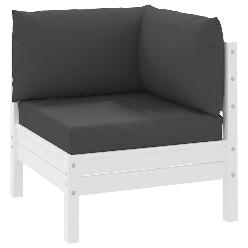 Vidaxl Pallet cushions 3 St Oxford Fabric Black