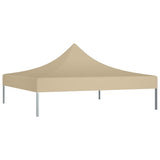 VIDAXL -Party -Zeltdach 270 g m² 3x3 m Beige
