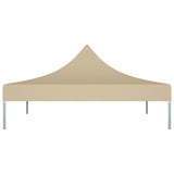 VIDAXL -Party -Zeltdach 270 g m² 3x3 m Beige