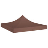 Šotska streha Vidaxl Party 270 g m² 3x3 m rjava