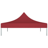 Vidaxl Party tent roof 270 g m² 2x2 m Bordeaux red