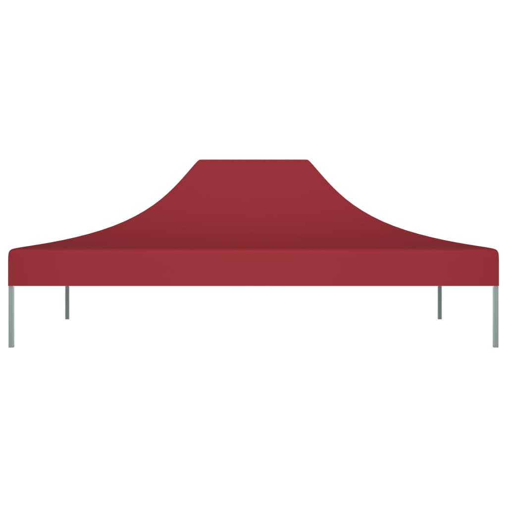 Šotska streha Vidaxl Party 270 g m² 4x3 m Bordeaux rdeča
